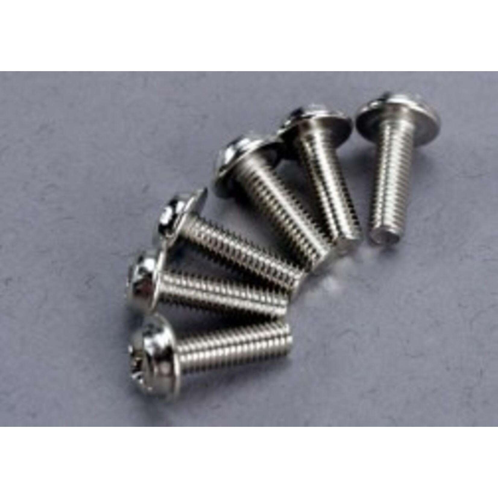 Traxxas Screws, 3x10mm washerhead machine (6)