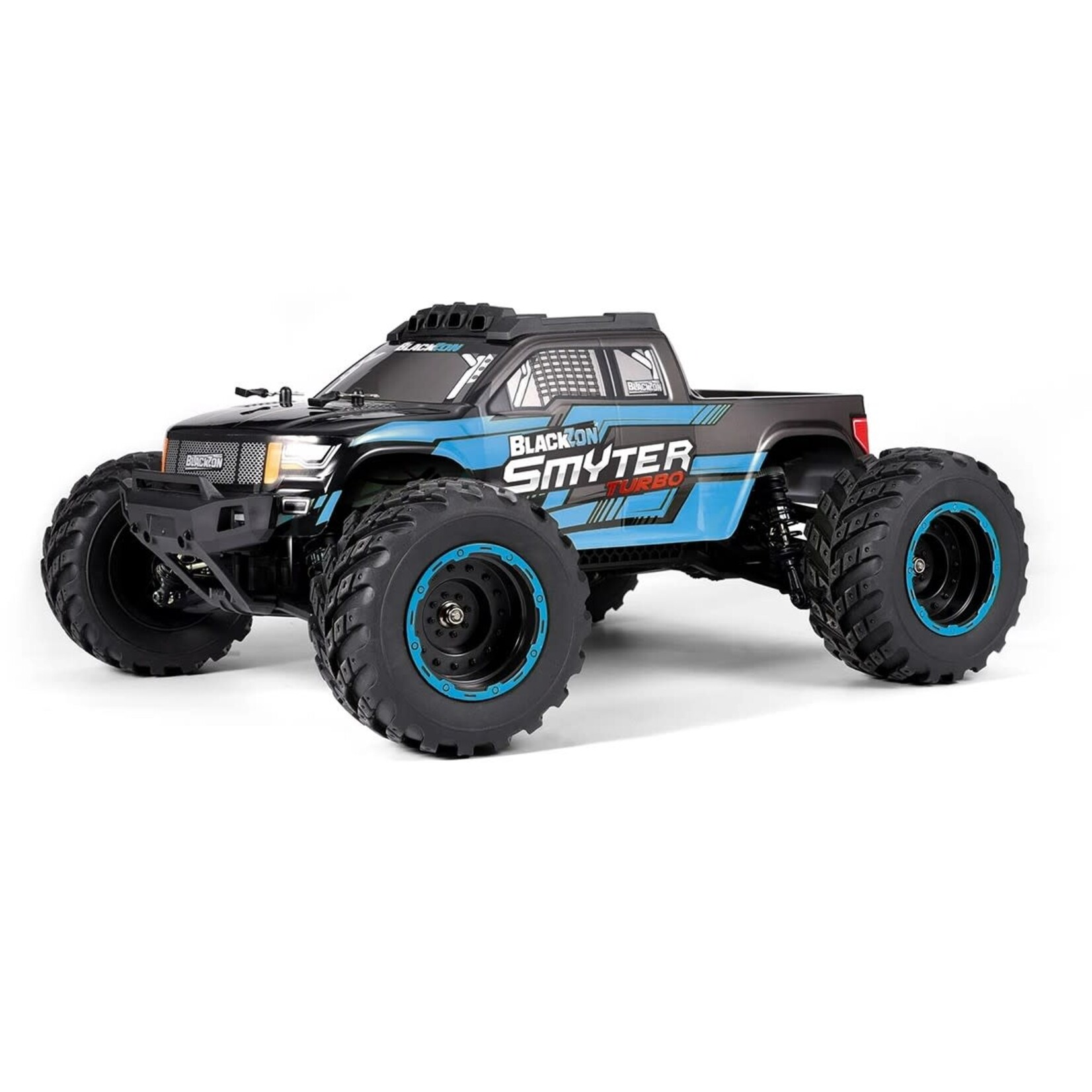 BlackZon Smyter MT Turbo 1/12 4WD RTR 3S Brushless Monster Truck - Blue