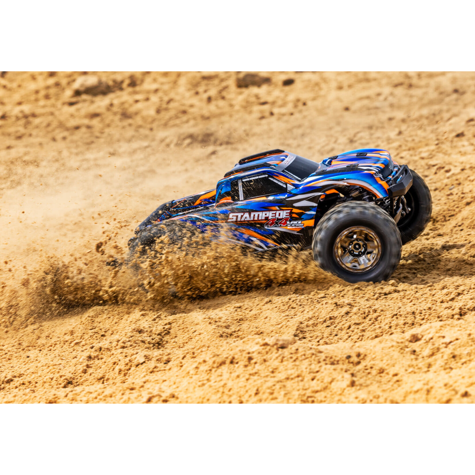 Traxxas 1/10 Stampede 4X4VXL Brushless Monster Truck - ORANGE