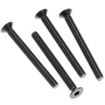 Arrma AR722440 Flt Head Hex Machine Screw 4x40mm 4x4 (4)