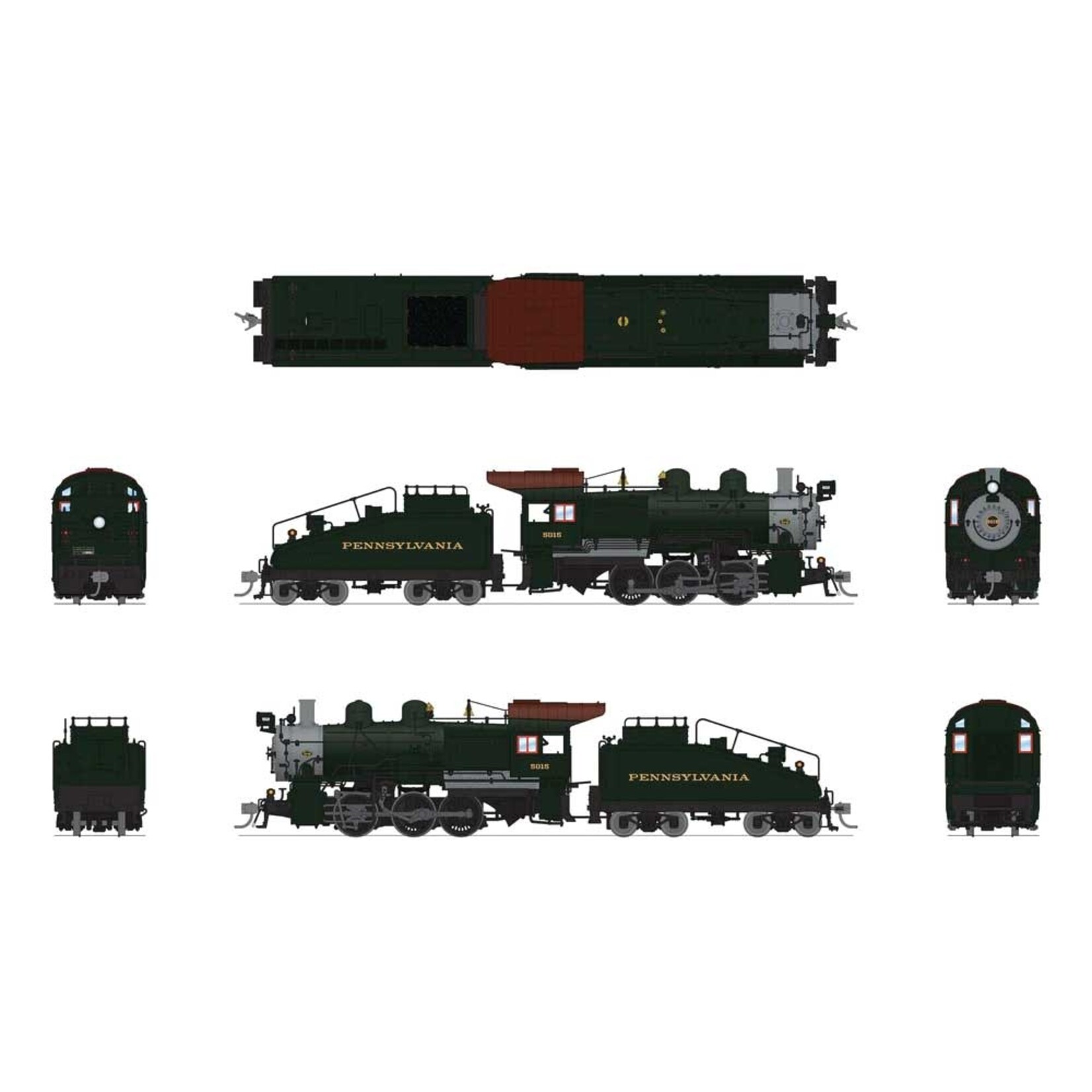 HO PRR B6sb 0-6-0 Paragon4 Sound/DC/DCC, Smoke