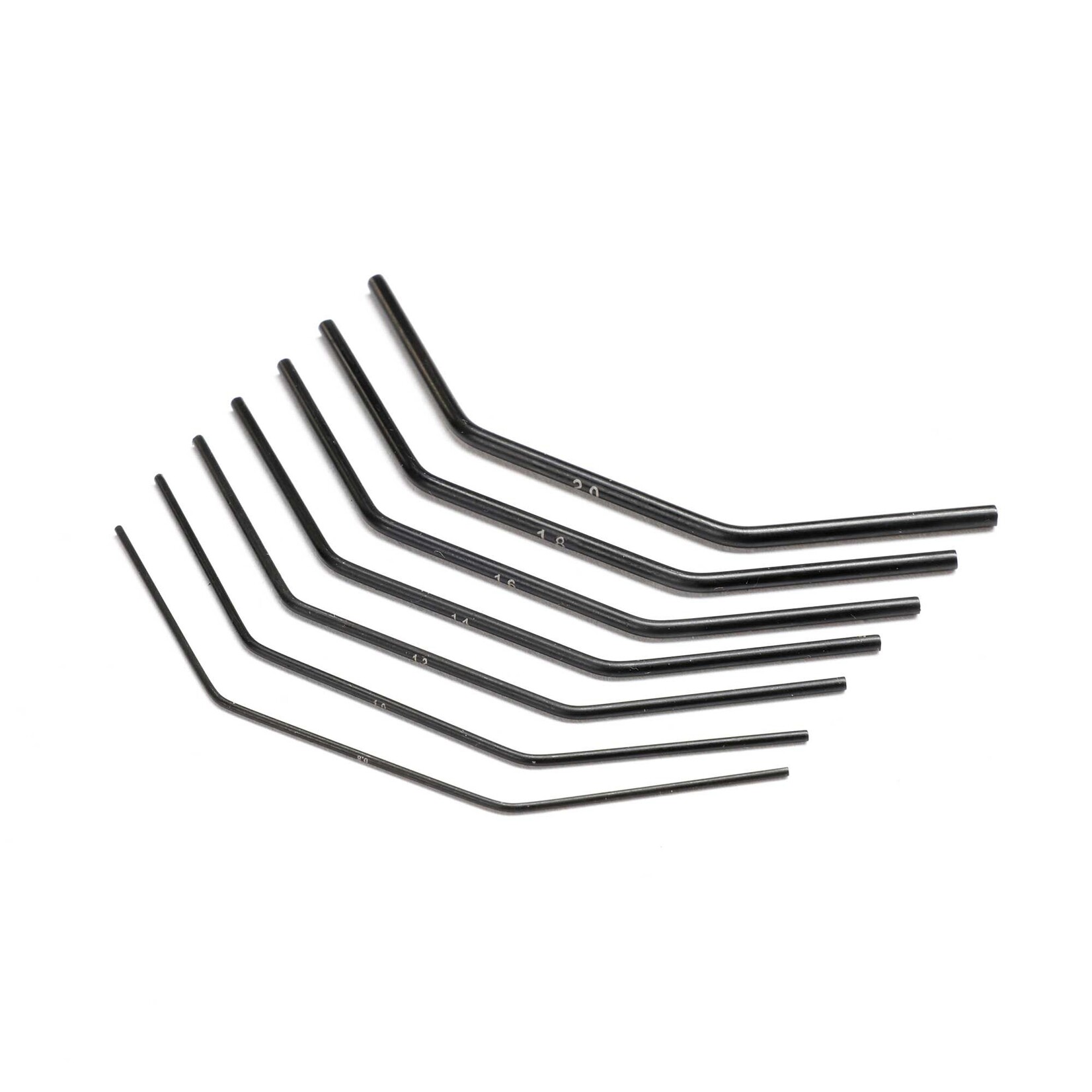 Team Losi Racing (TLR) Front Sway Bar Set, Evens: 22X