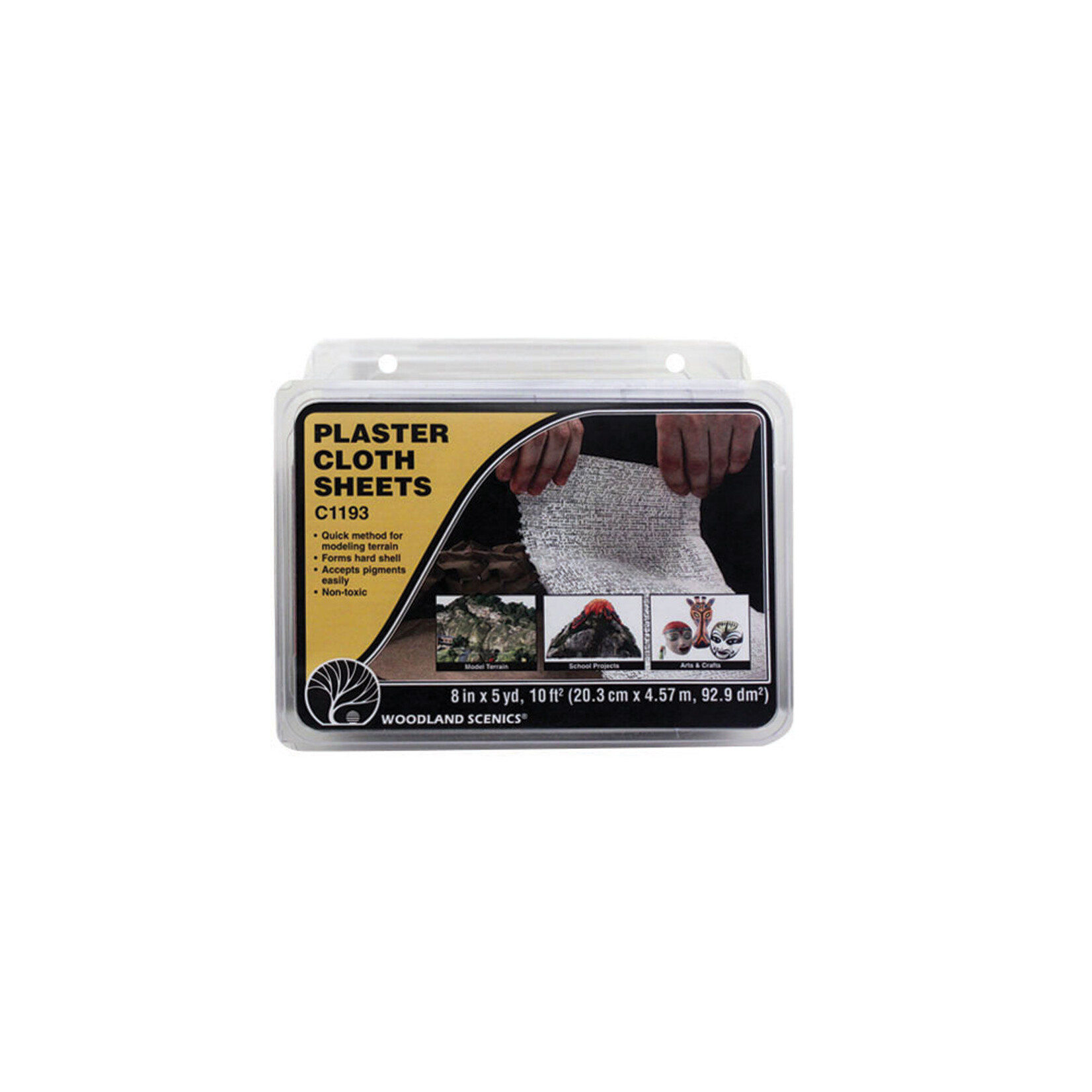 Woodland Scenics Plaster Cloth Sheets, 8" x 12" (30)