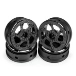 PowerHobby 1.9" Carbon Fiber Lightweight Beadlock Wheels A, 1/10 Rock Crawler