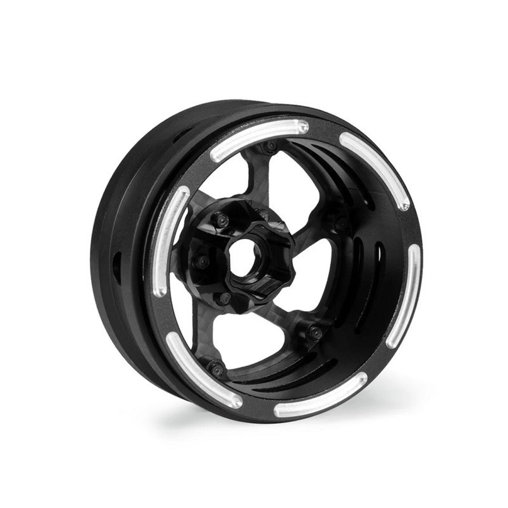PowerHobby 1.9" Carbon Fiber Lightweight Beadlock Wheels A, 1/10 Rock Crawler