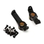 Treal Hobby Axial SCX10 Pro Brass Heavy Weight C-Hub Carriers (Black) (2) (62.9g)