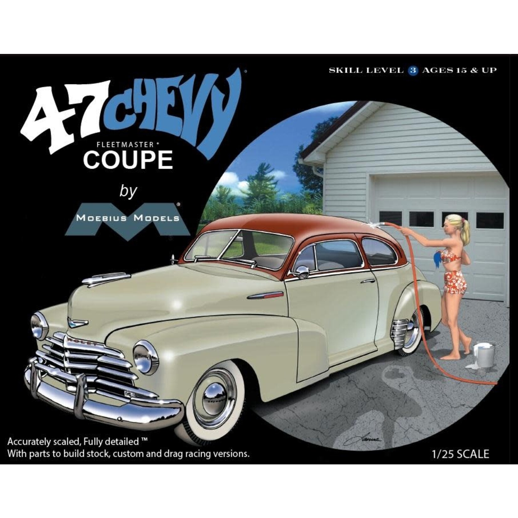 Moebius 1/25 1947 Chevrolet Fleetmaster Coupe Car