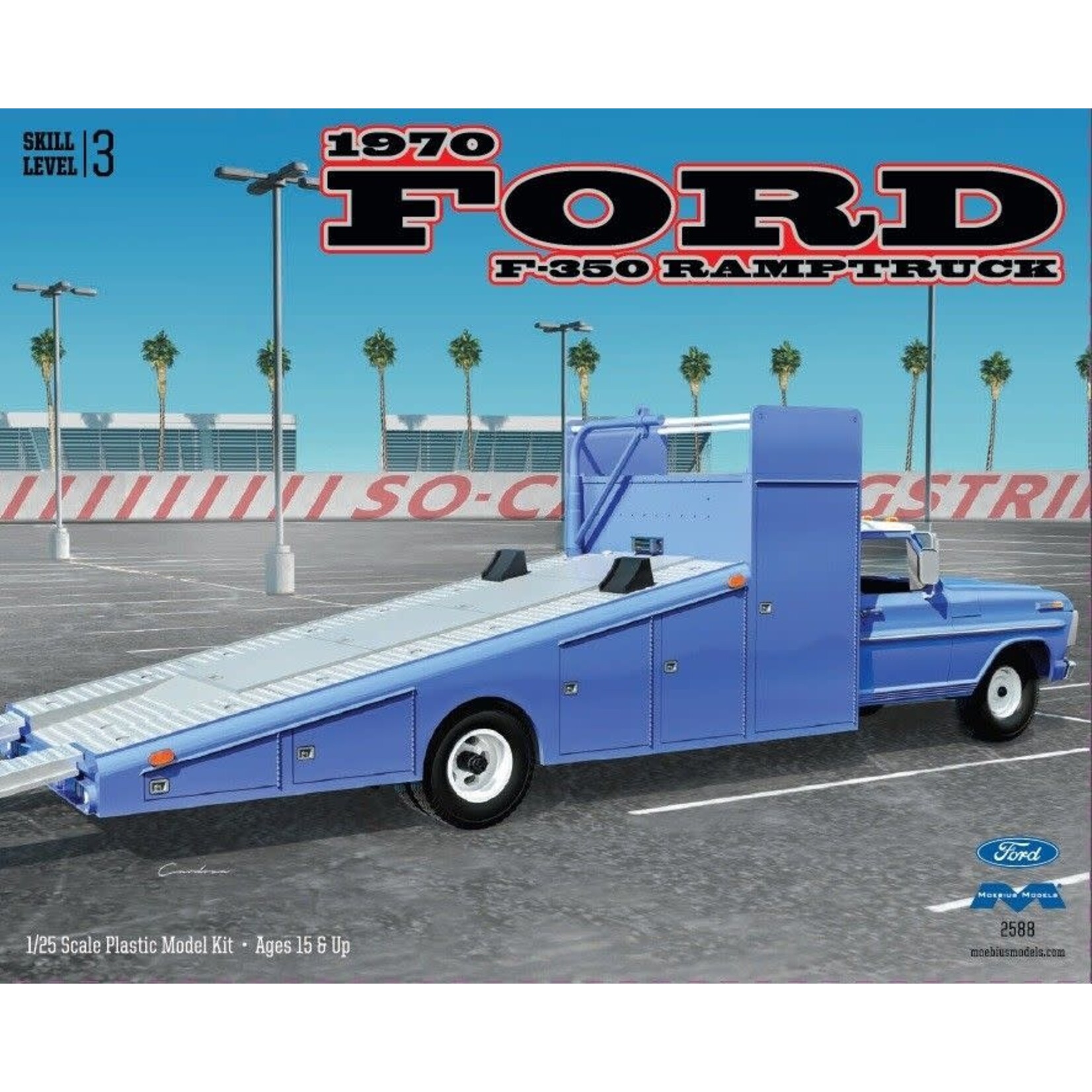 Moebius 1/25 1970 Ford F350 Ramp Truck
