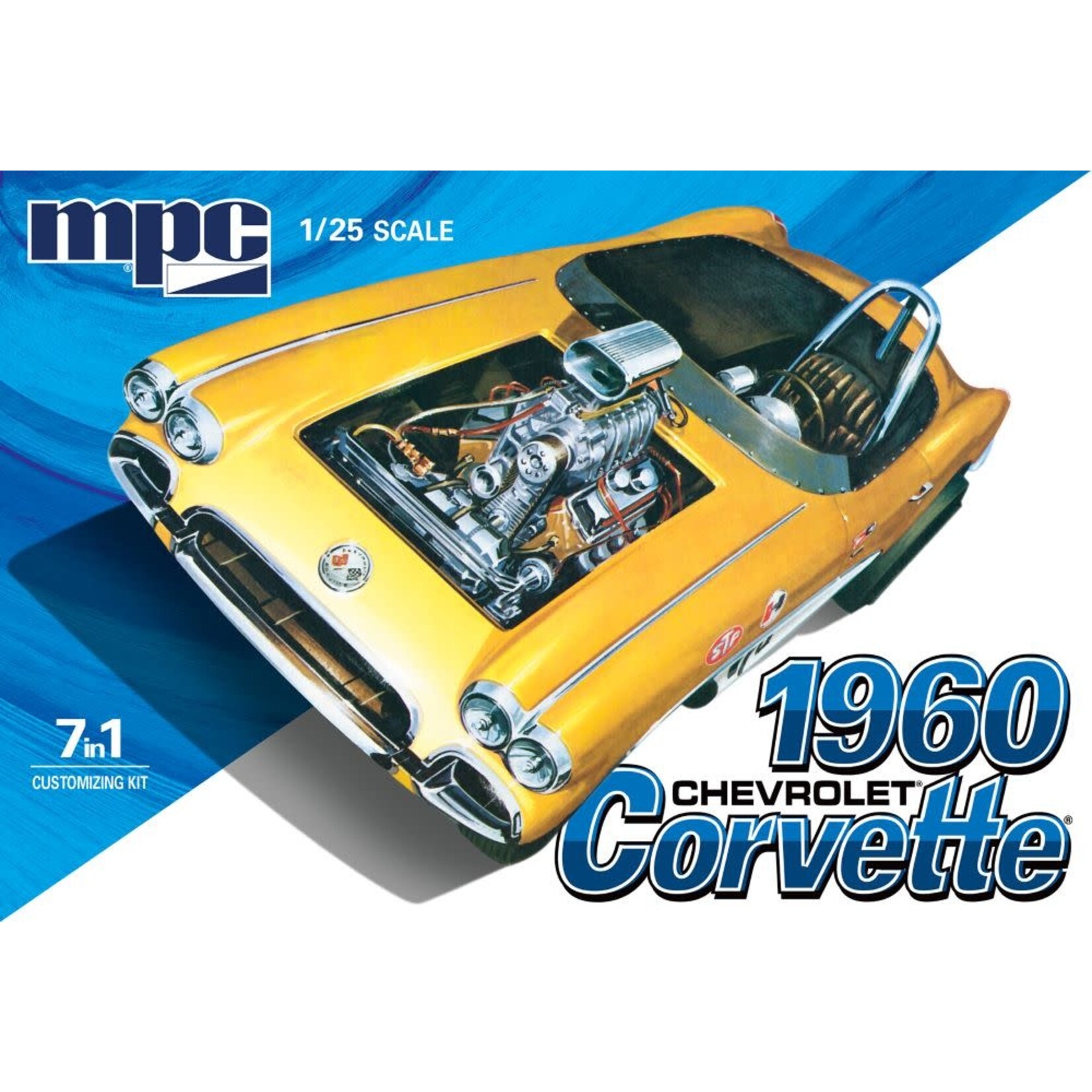 MPC 1/25 1960 Chevy Corvette Car (7 in 1)