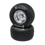 Losi Rear Tire Set, Mounted, Soft: 22S Sprint