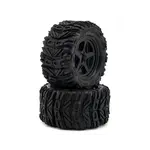 UpGrade RC Low-Pro BELTED Dirt Claw 2.8" Pre-Mounted All-Terrain Tires w/5-Star Wheels (2) (17mm/14mm/12mm Hex)