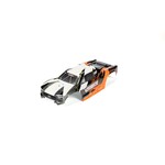 Arrma 1/10 Clipless Painted Trimmed Body Set with Decals, Orange: VORTEKS 2WD