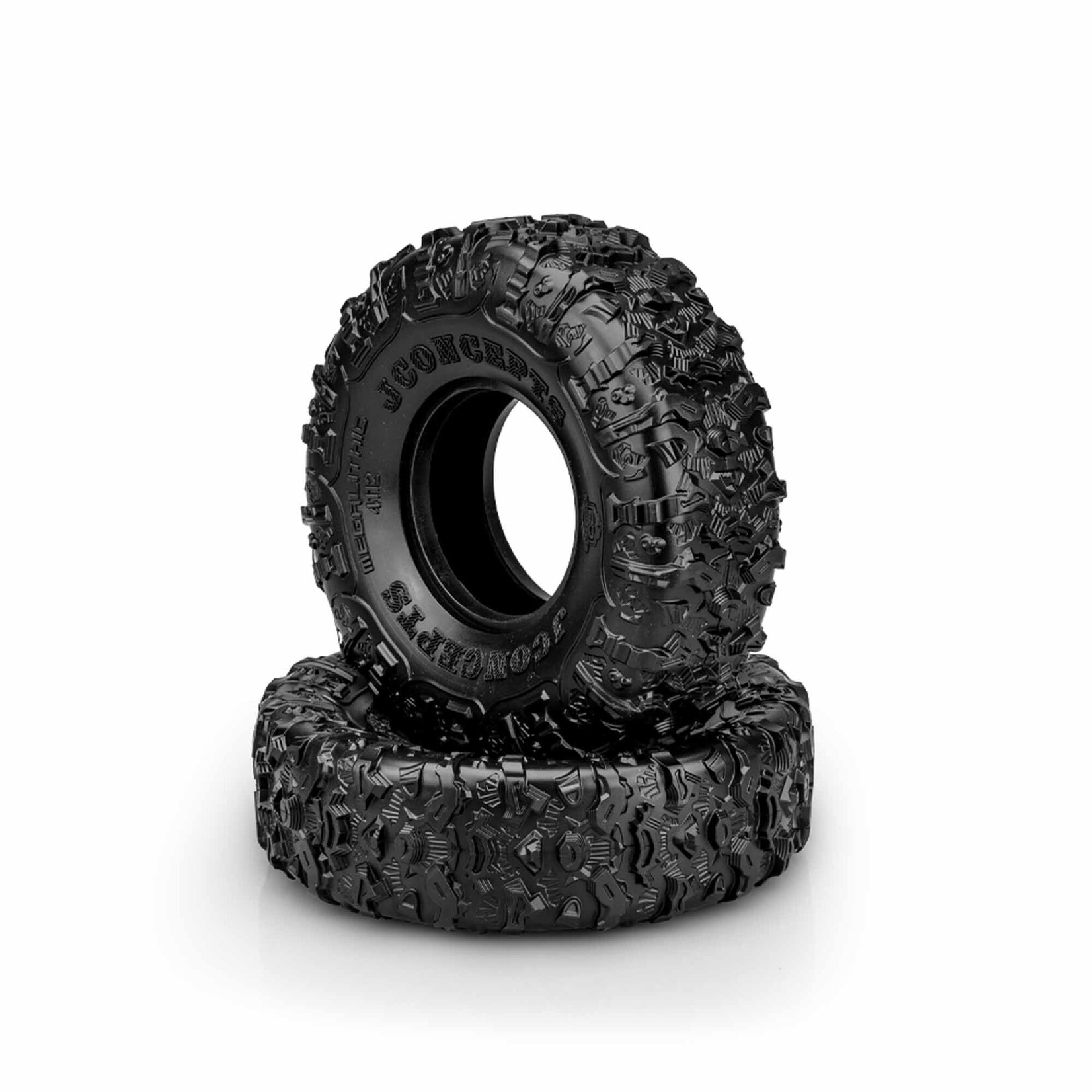 JConcepts 1/10 Megalithic 2.2" Rock Crawler Tires & Inserts, Green Compound (2)