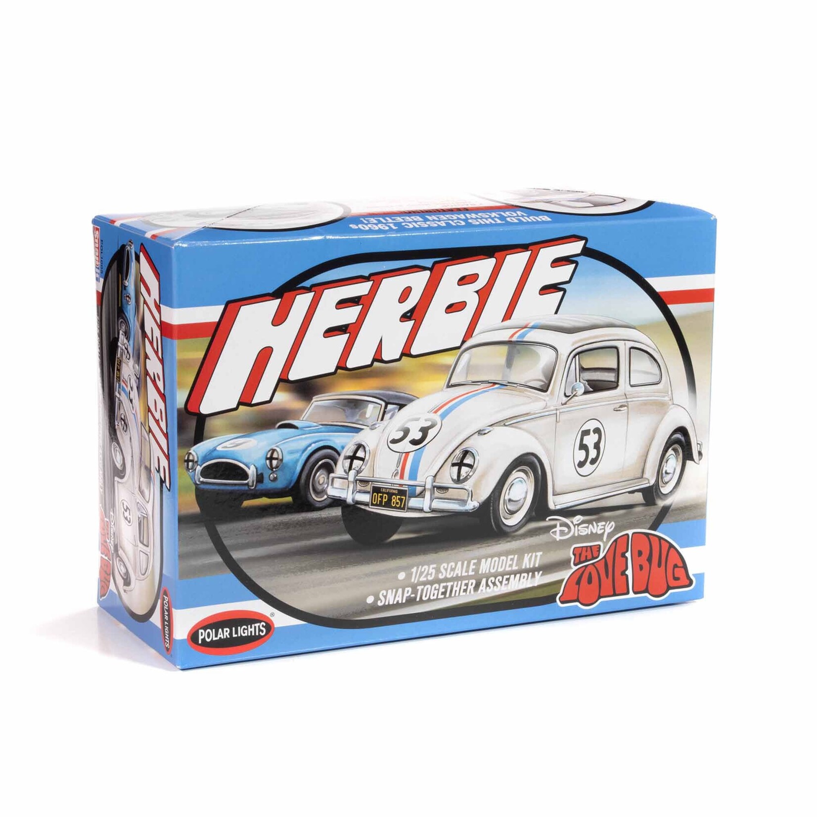 1/25 Herbie Volkswagon Beetle Snap Model Kit