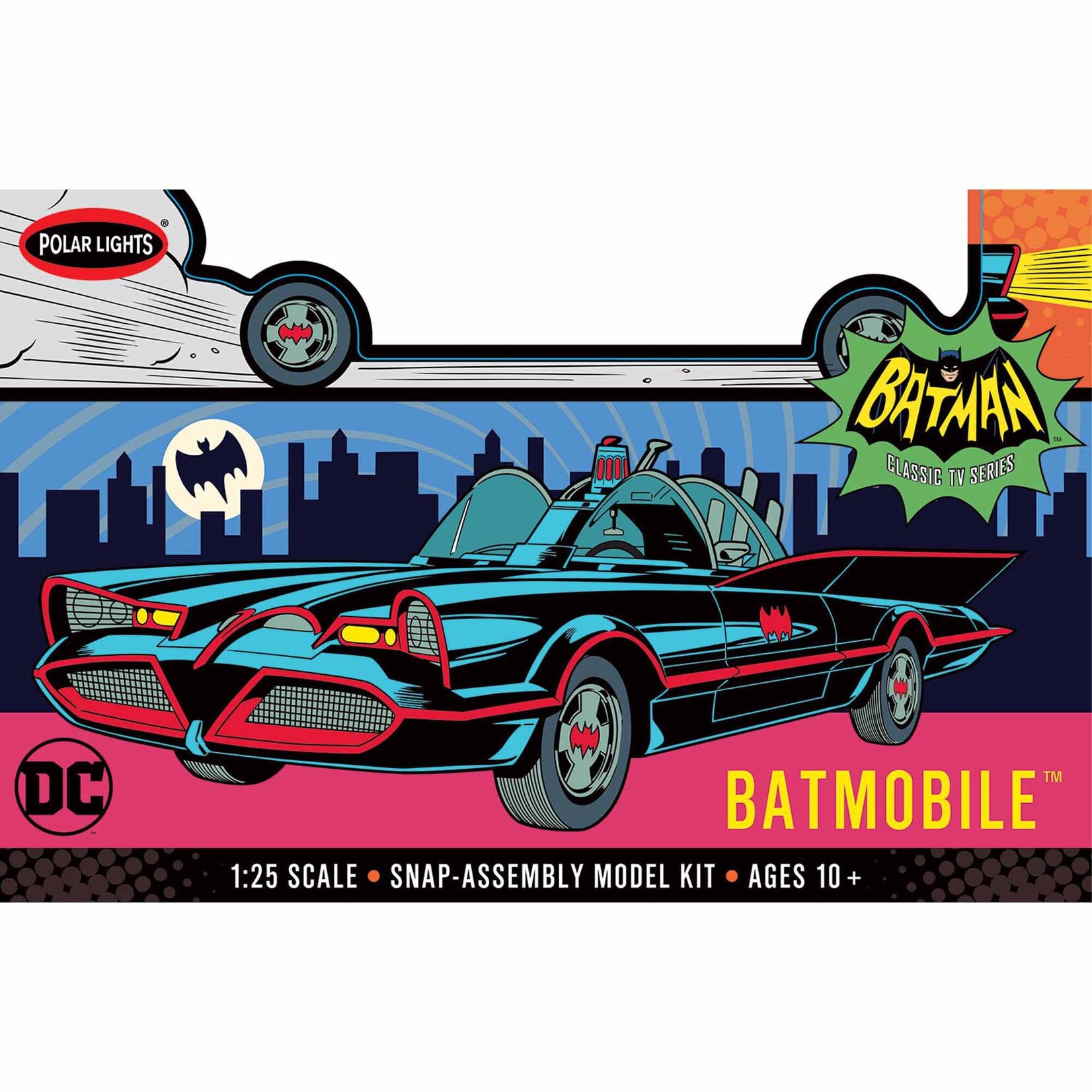 1/25 TV Batmobile Snap Model Kit