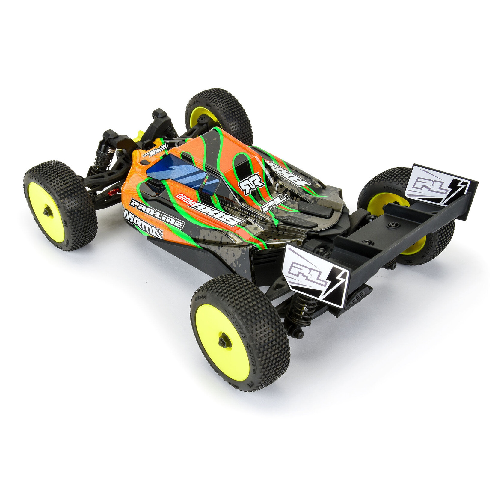 Pro-Line Limited Edition 1/14 Pre-Cut/Pre-Painted Axis Tribe (Yellow/Black) Body: Typhon GROM
