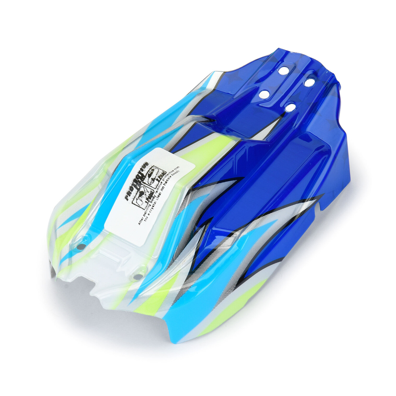 Pro-Line Limited Edition 1/14 Pre-Cut/Pre-Painted Axis Jagged (White/Blue) Body: Typhon GROM