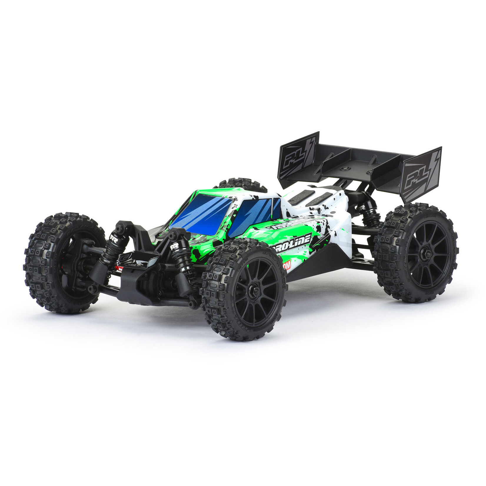 Pro-Line Limited Edition 1/14 Pre-Cut/Pre-Painted Axis Splat (Green/White) Body: Typhon GROM