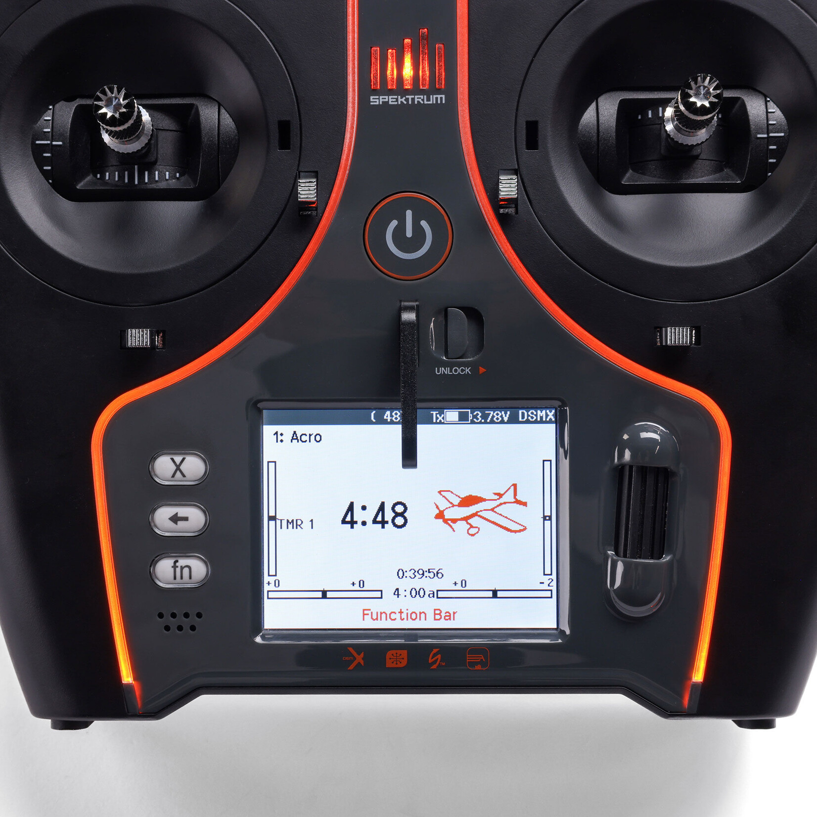Spektrum NX7e+ 14-Channel DSMX Transmitter Only, Black Edition
