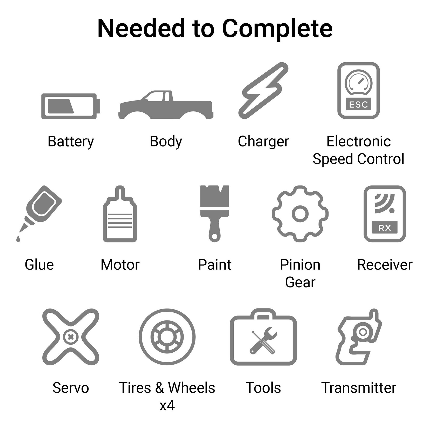 Team Losi Racing (TLR) 22X-T Race Kit: 1/10 2WD Stadium Truck