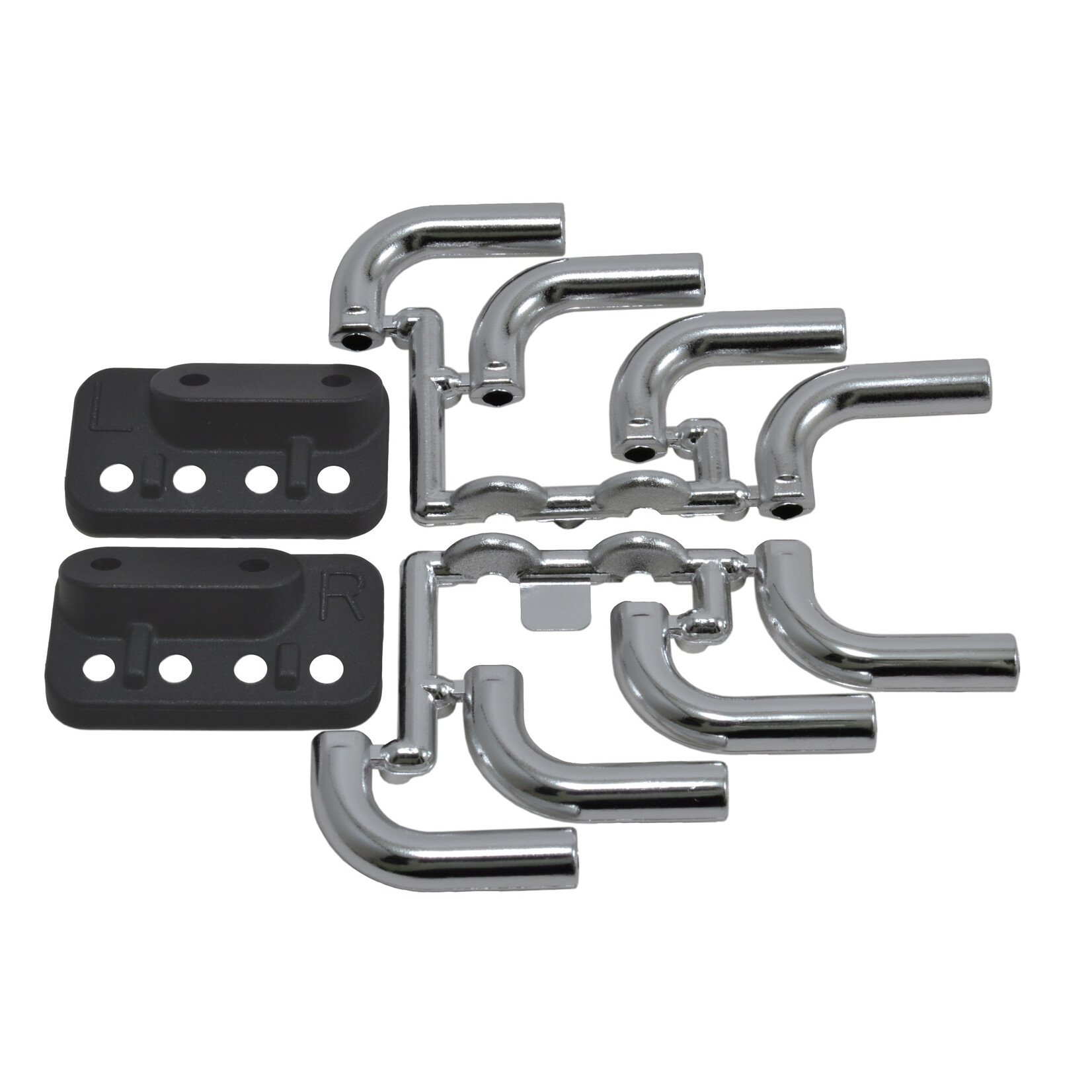 Zoomies Mock Exhaust Headers Chrome