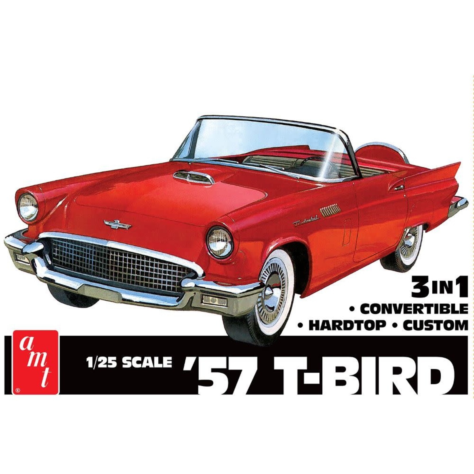 AMT 1/25 1957 Ford Thunderbird (3 in 1)