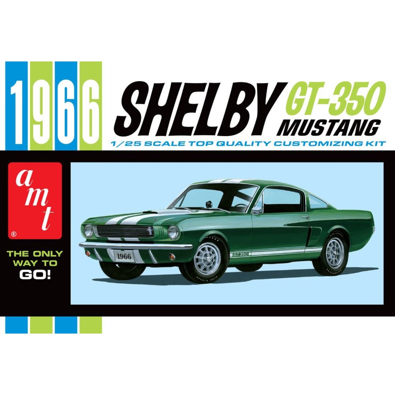 AMT 1/25 1966 Shelby Mustang GT350 Car