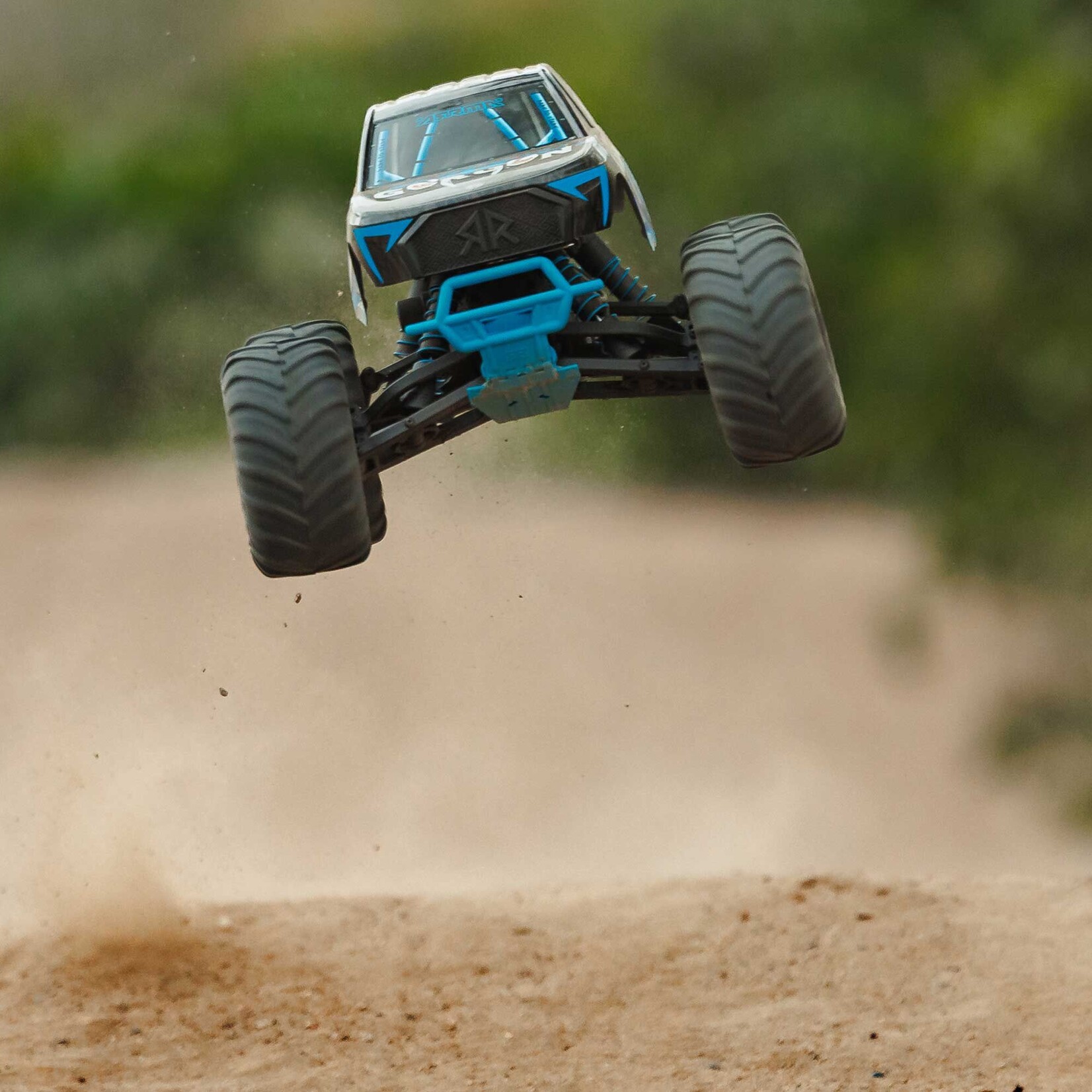 Arrma 1/10 GORGON 2WD RTR Brushed Monster Truck (Battery & Charger Included), Blue