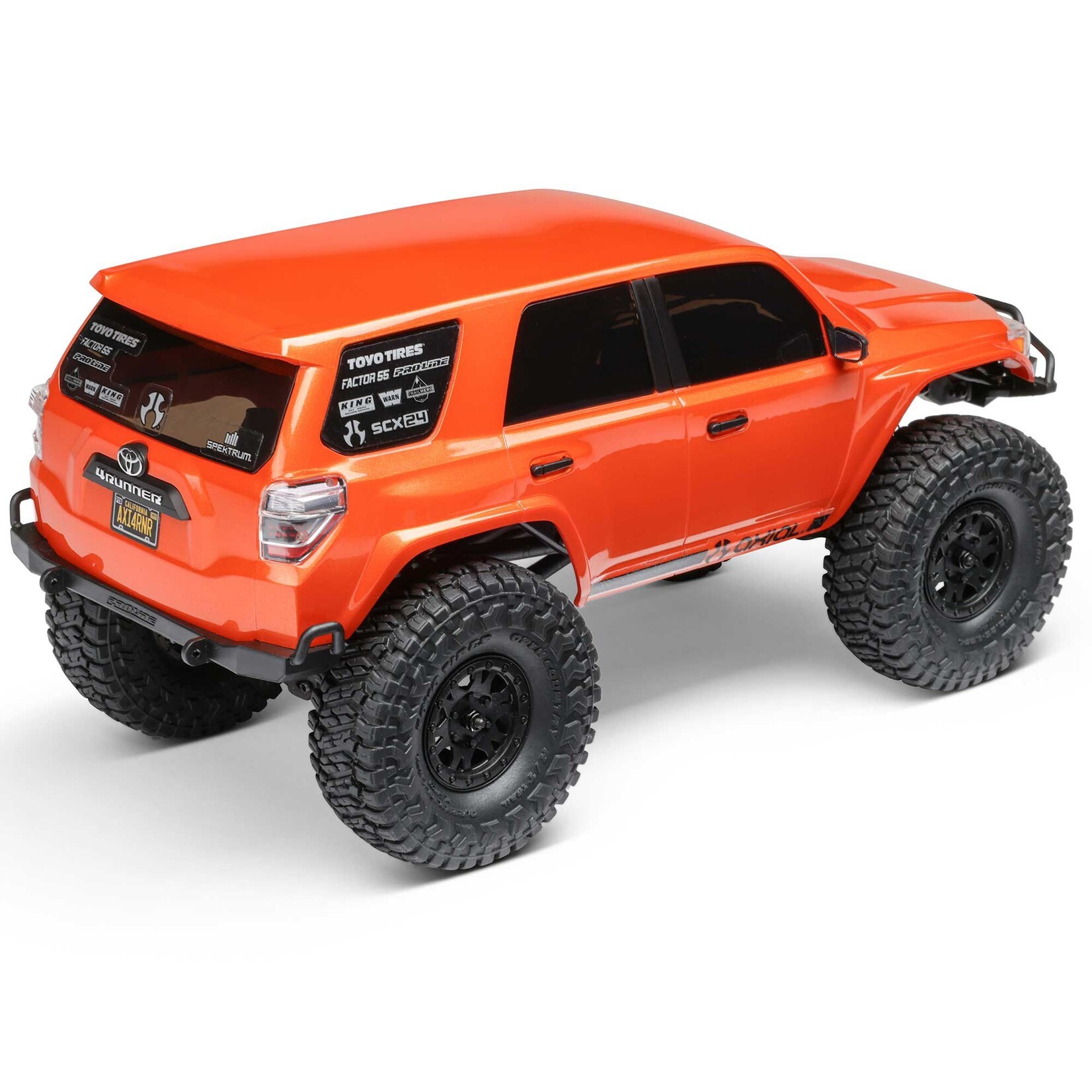 Axial 1/24 SCX24 Toyota 4Runner 4X4 RTR Brushed Rock Crawler (Battery & Charger Included), Orange