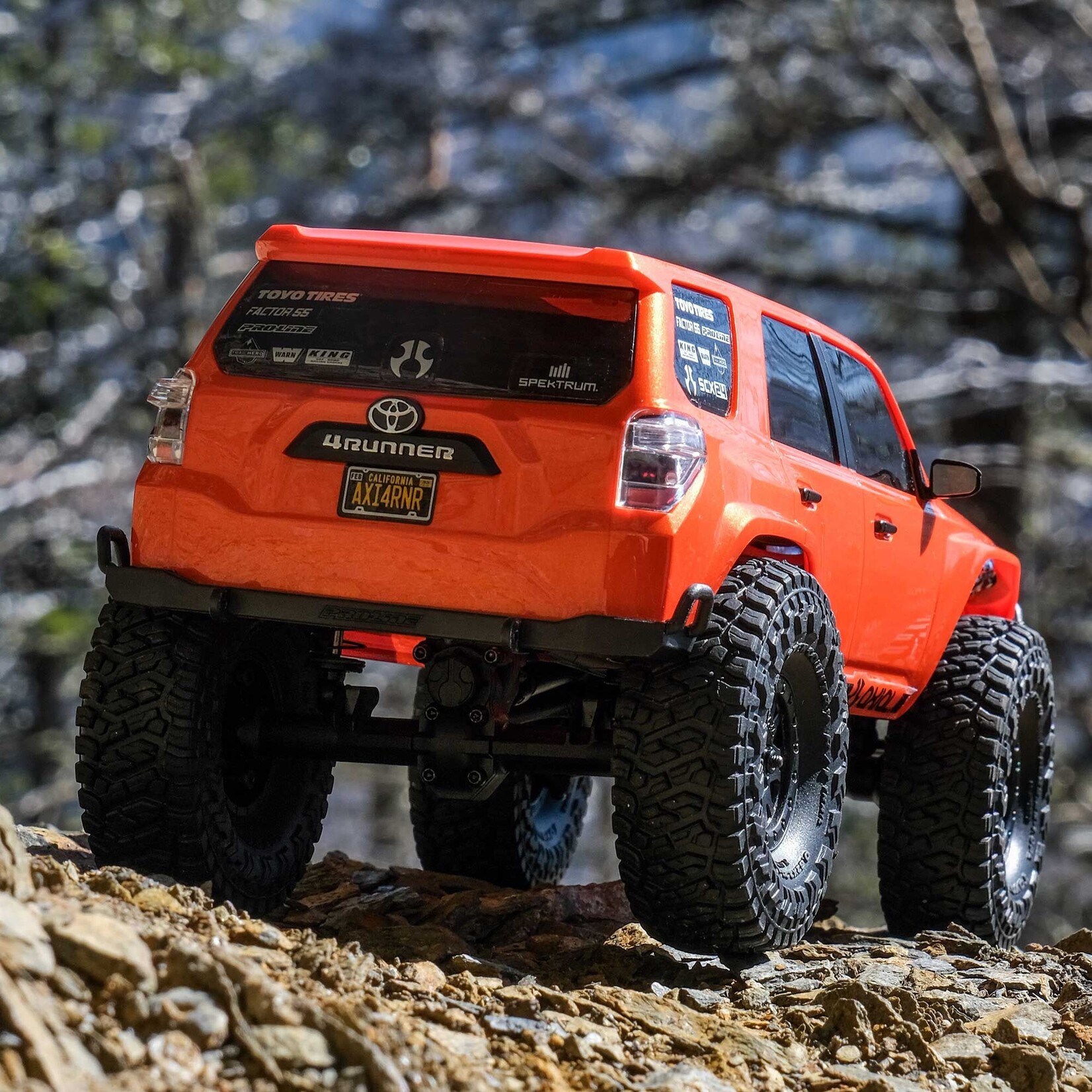 Axial 1/24 SCX24 Toyota 4Runner 4X4 RTR Brushed Rock Crawler (Battery & Charger Included), Orange