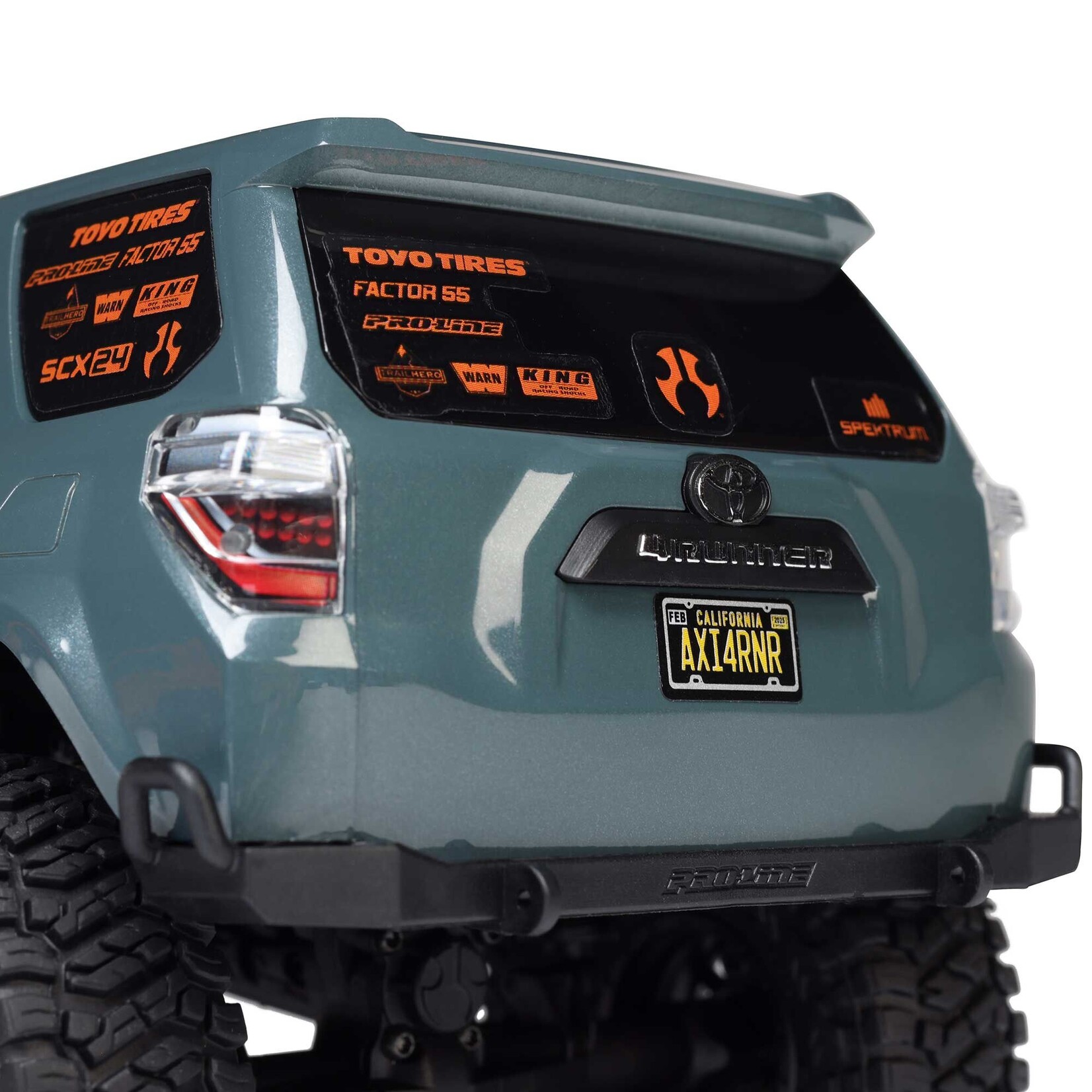 Axial 1/24 SCX24 Toyota 4Runner 4X4 RTR Brushed Rock Crawler (Battery & Charger Included), Gray