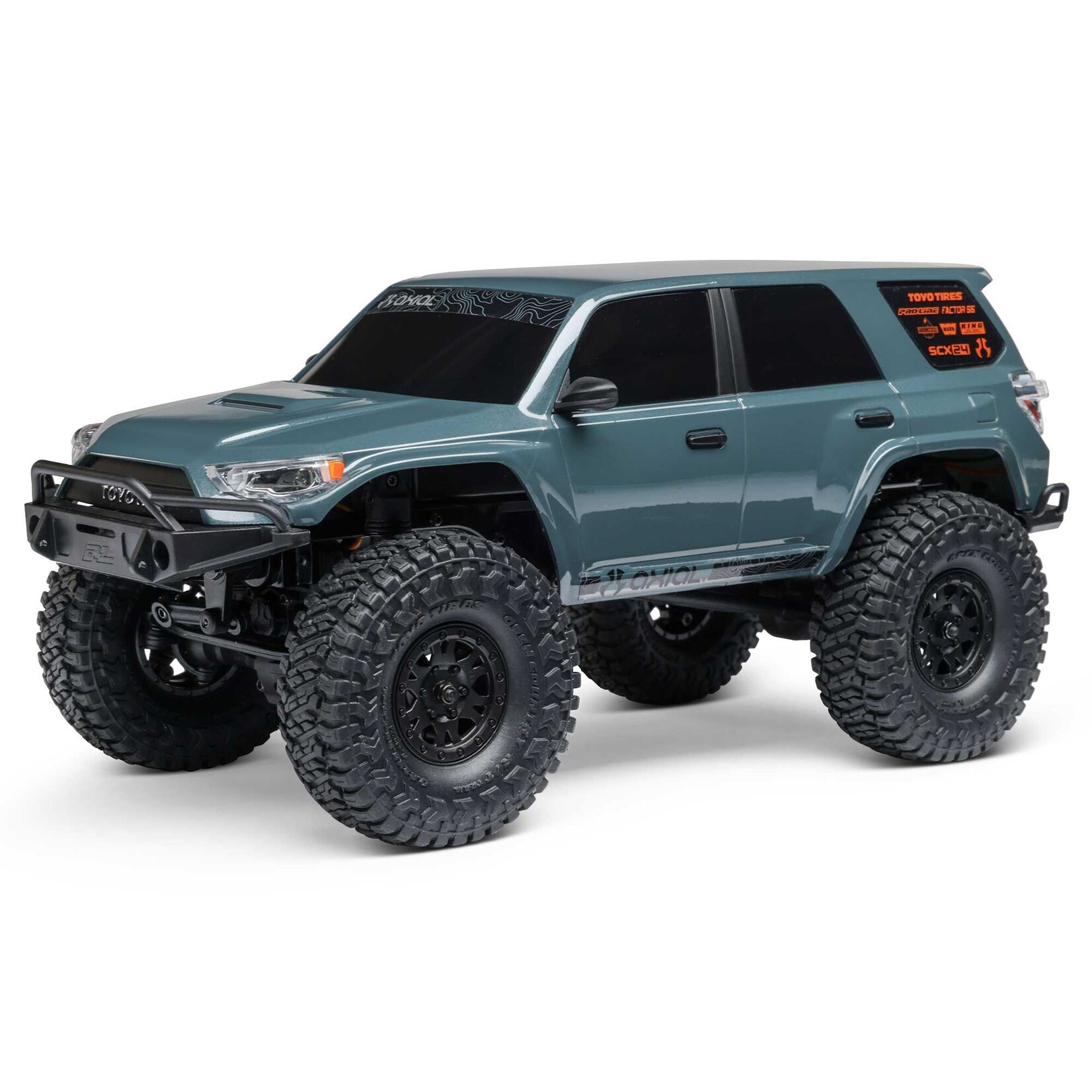Axial 1/24 SCX24 Toyota 4Runner 4X4 RTR Brushed Rock Crawler (Battery & Charger Included), Gray