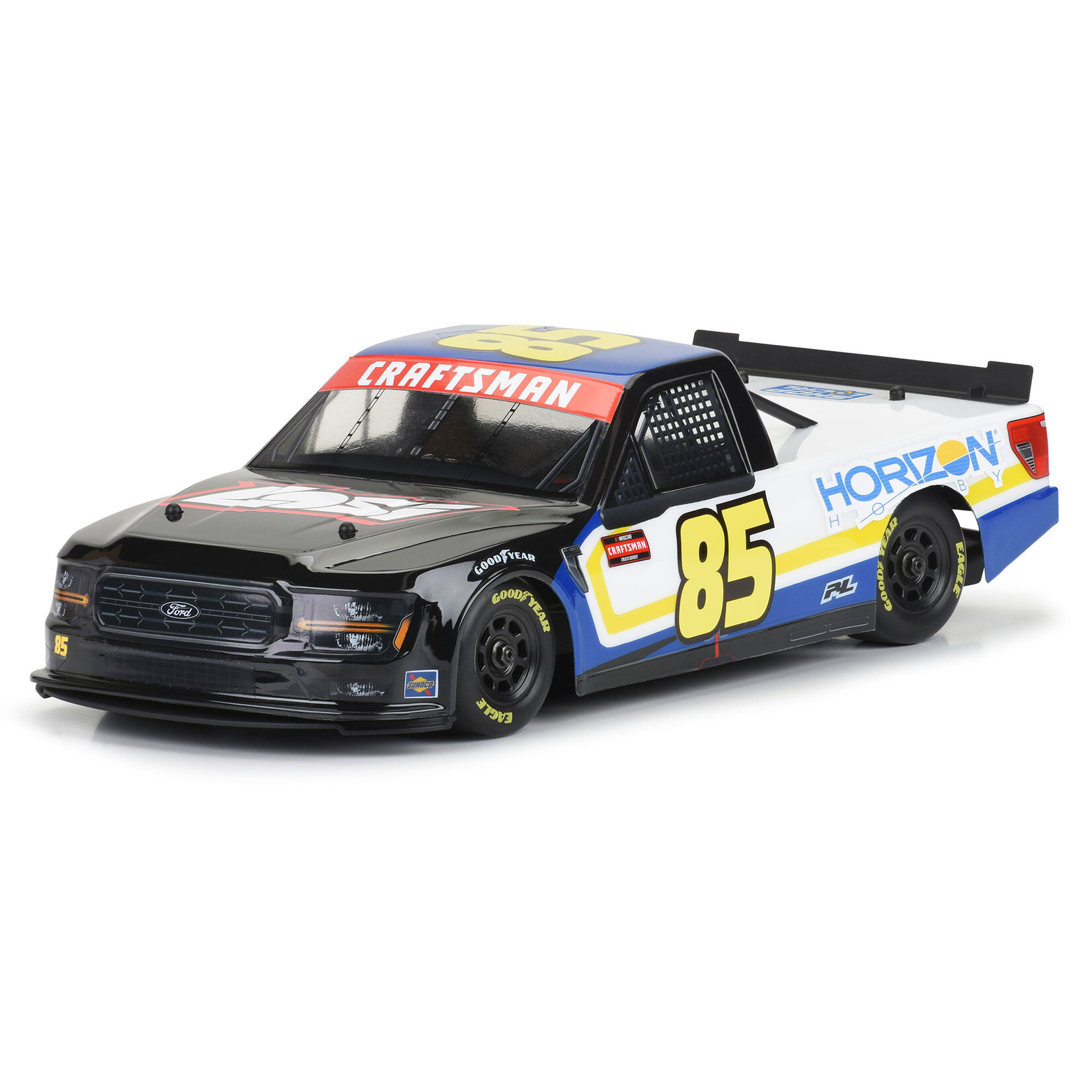 Pro-Line Pre-Cut 2024 Ford F-150 NASCAR Truck Series Clear Body for Losi NASCAR Race Car
