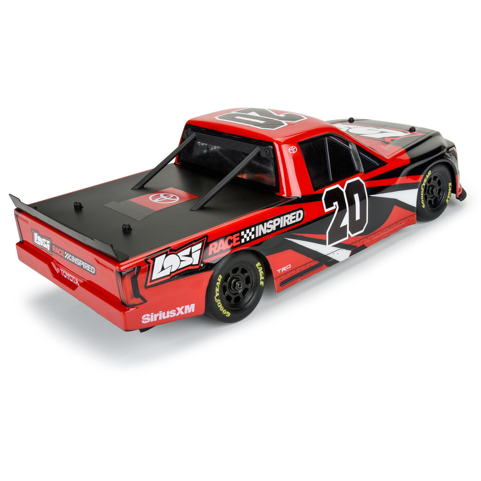 Pro-Line Pre-Cut 2024 Toyota Tundra NASCAR Truck Series Clear Body for Losi NASCAR Race Car