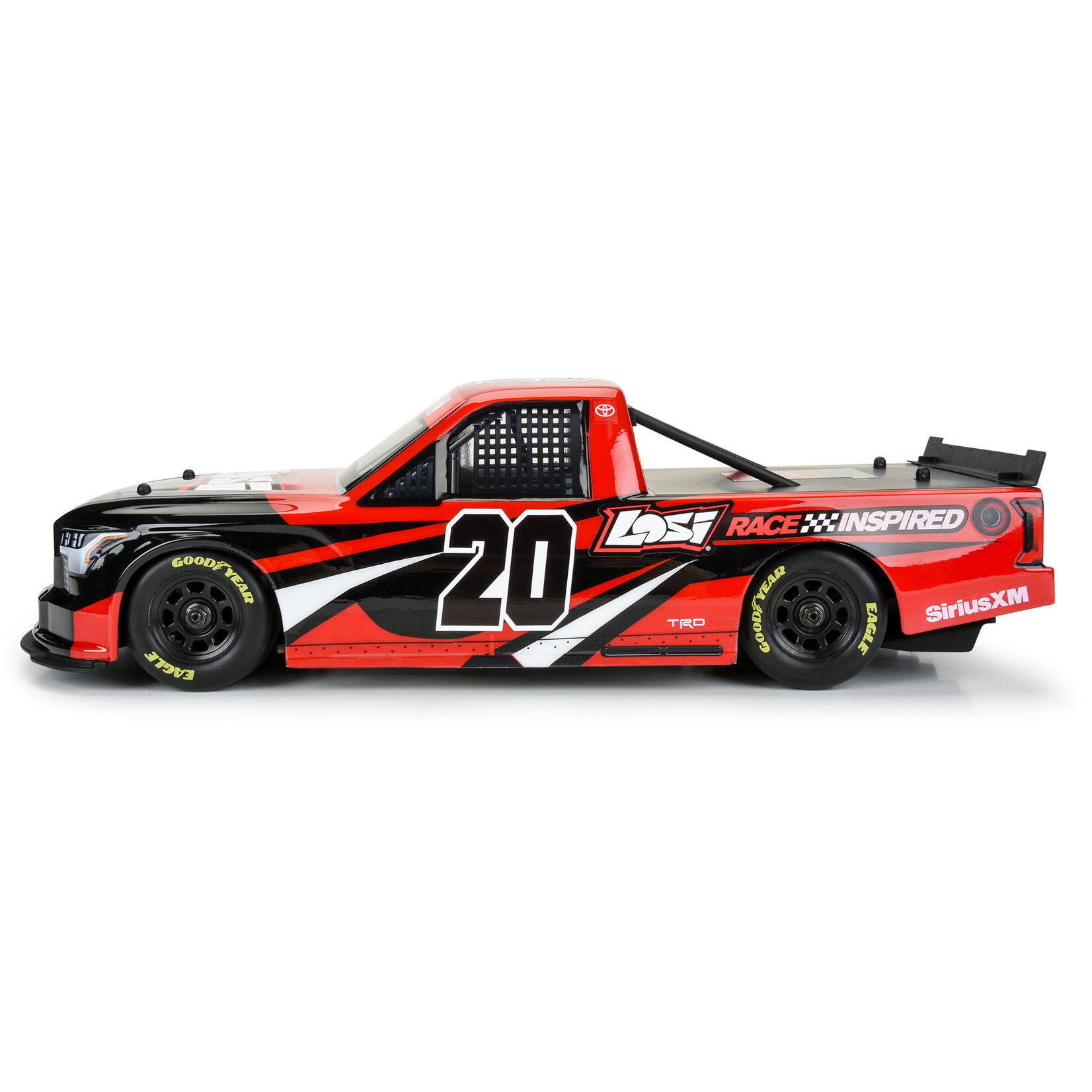 Pro-Line Pre-Cut 2024 Toyota Tundra NASCAR Truck Series Clear Body for Losi NASCAR Race Car