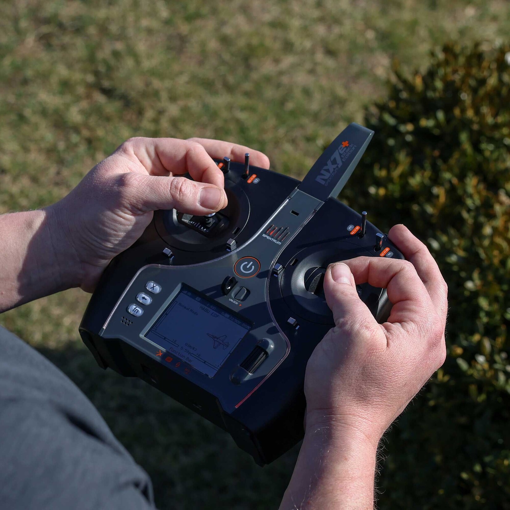 Spektrum NX7e+ 14-Channel DSMX Transmitter Only, Black Edition