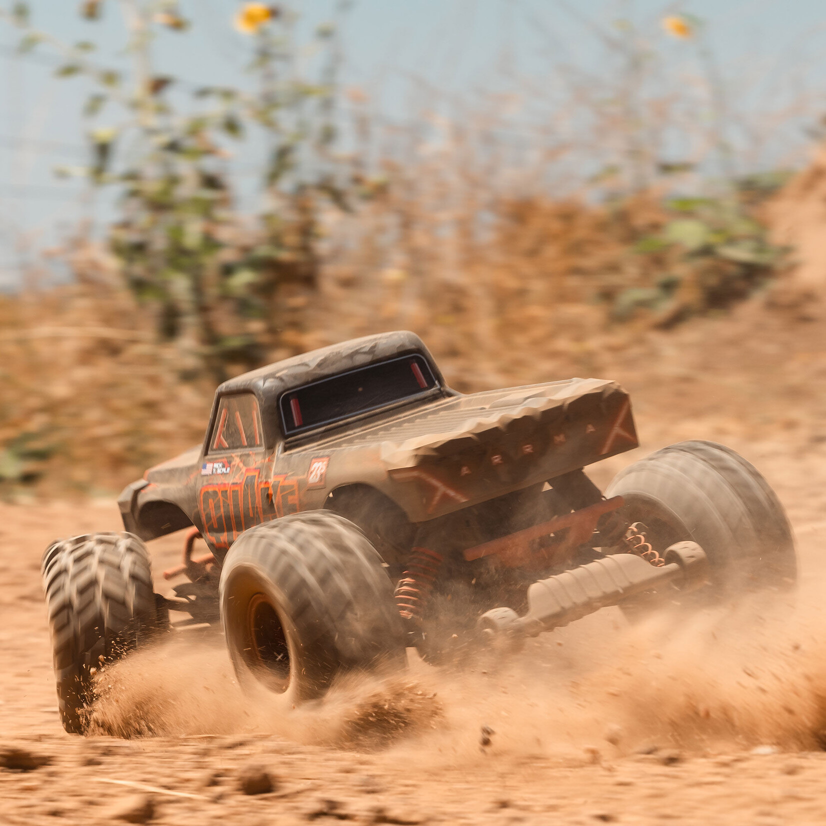 Arrma 1/10 QUAKE 223S DSC 2WD RTR Brushless Monster Truck, Red