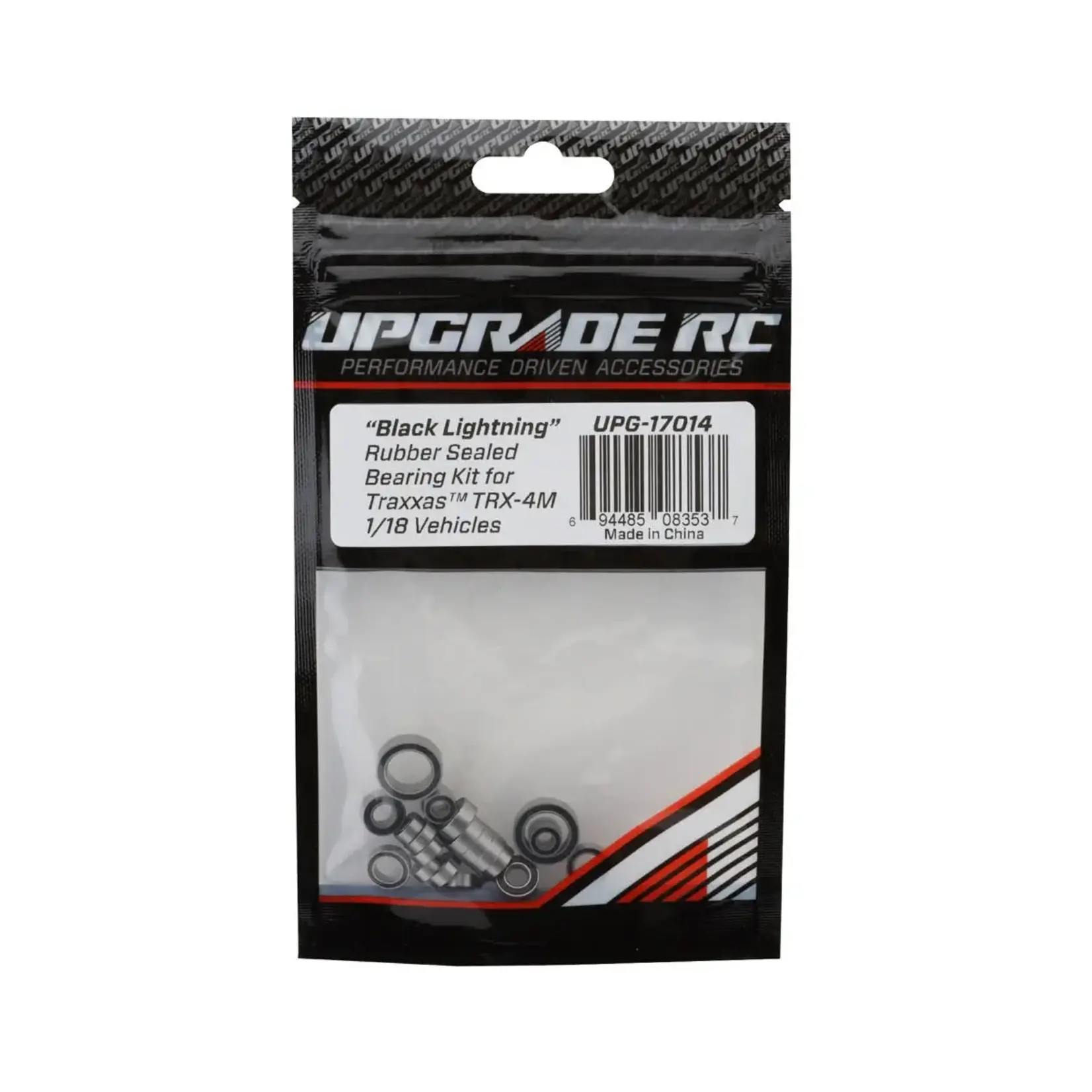 UpGrade RC "Black Lightning" Rubber Sealed Bearing Kit for Traxxas® TRX-4M™