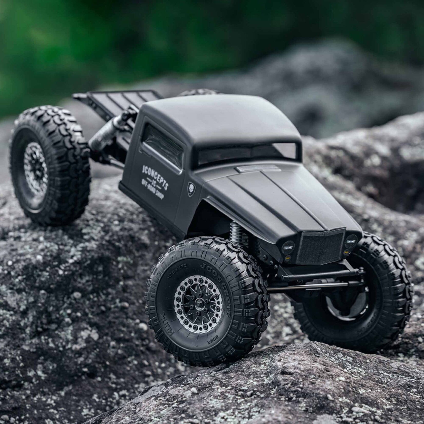 JConcepts 1/10 Ultra 1.9" Beadlock Rock Crawler Wheels, Black (4)