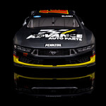 Losi 1/12 NASCAR RC Race Car Ryan Blaney No. 12 Advance Auto 2025 Ford Mustang 2S AWD RTR Brushed On-Road (Battery & Charger Included)