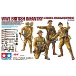 Tamiya 1/35 WWI British Infantry (4) w/Small Arms & Equipment