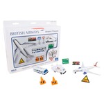 British Airways B787 Airport Die Cast Playset (10pc Set)