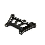 Losi Front Top Plate, Black, Aluminum: DBXL-E
