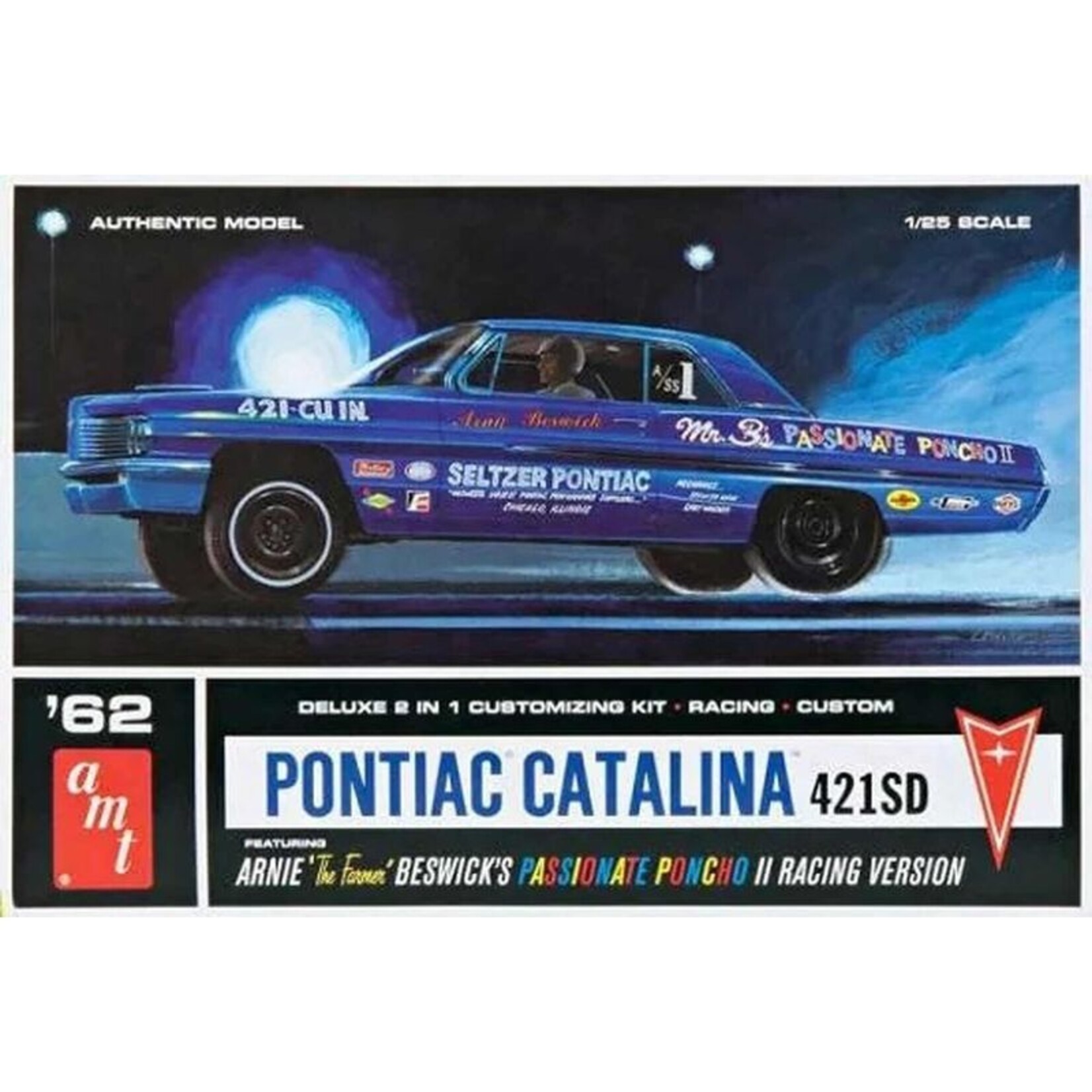 AMT 1962 Pontiac Catalina Super Stock 1/25
