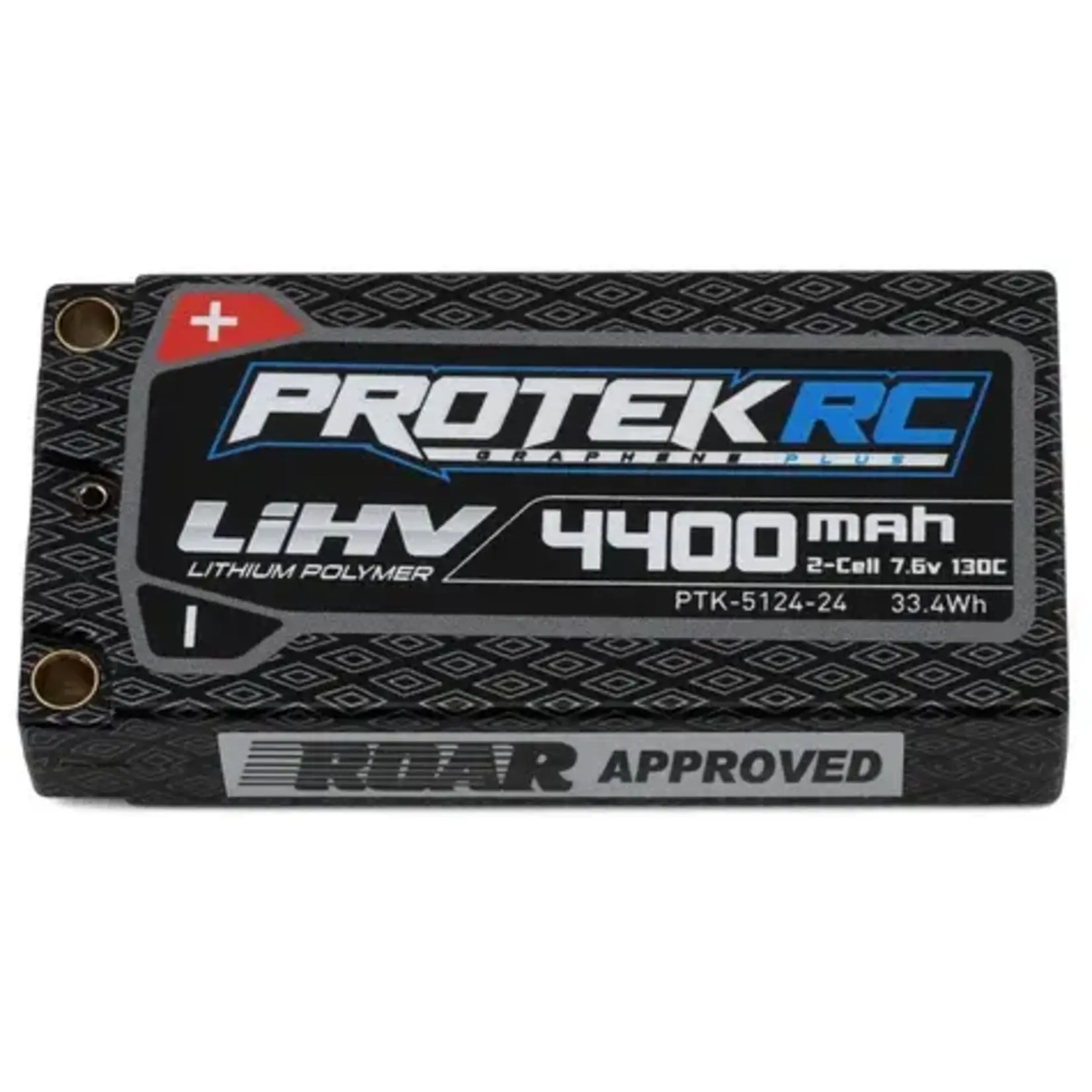 ProTek RC 2S 130C Low IR Si-Graphene + HV ULCG Shorty LiPo Battery (7.6V/4400mAh)