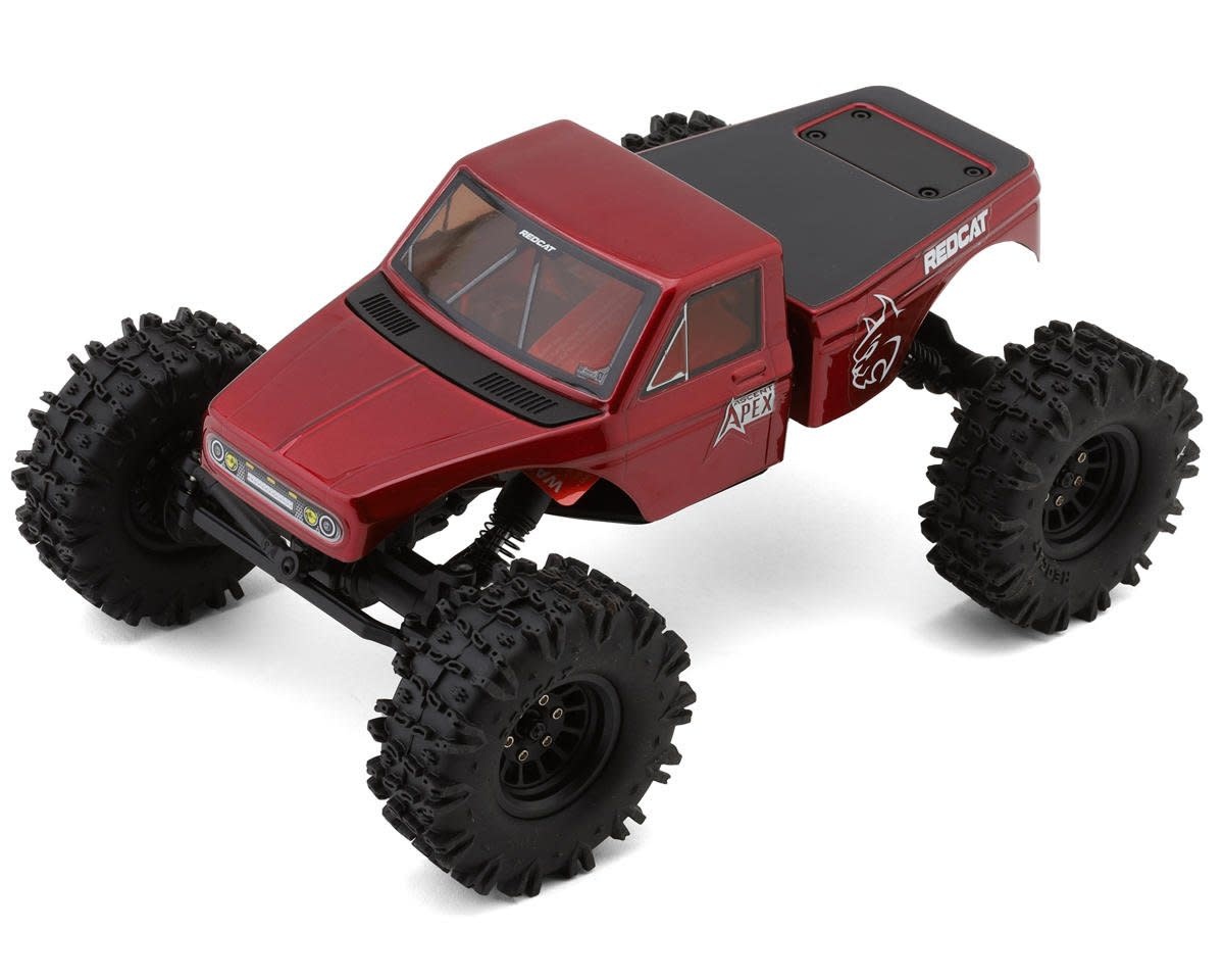 Ascent-18 APEX 1/18 Scale Brushless Electric Crawler Truck - Red