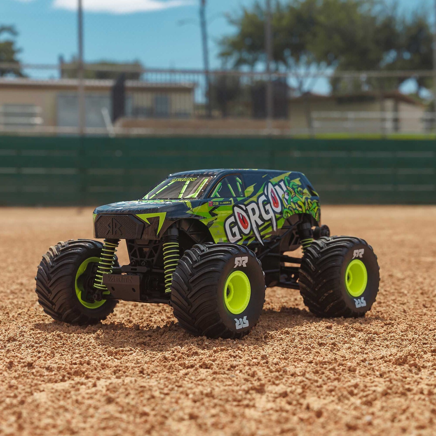Arrma 1/16 GORGON GROM 4X4 RTR Brushed Monster Truck (Battery & Charger Included), Yellow