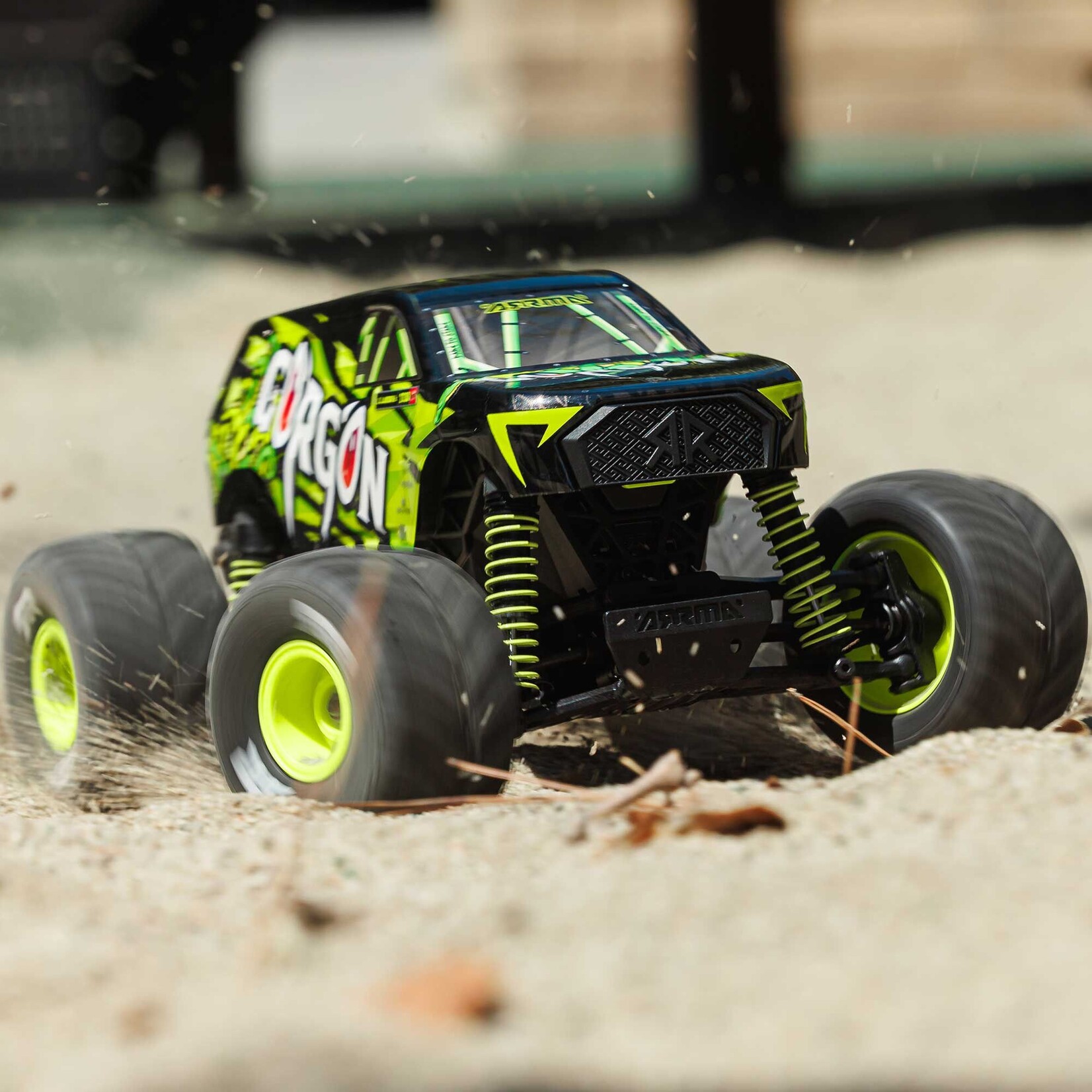 Arrma 1/16 GORGON GROM 4X4 RTR Brushed Monster Truck (Battery & Charger Included), Yellow