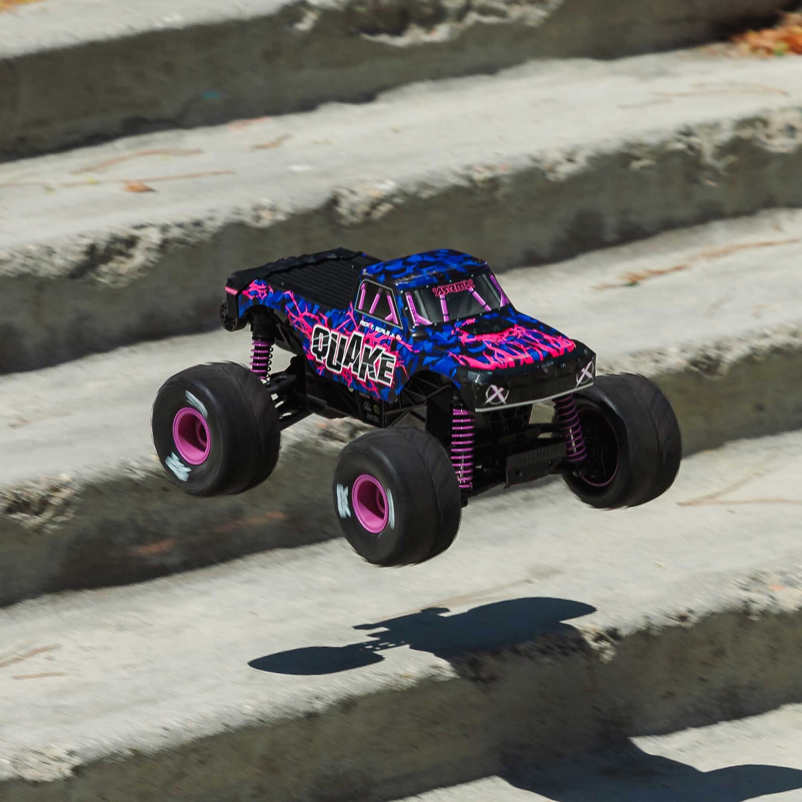 Arrma 1/16 QUAKE GROM 4X4 RTR Brushed Monster Truck (Battery & Charger Included), Purple