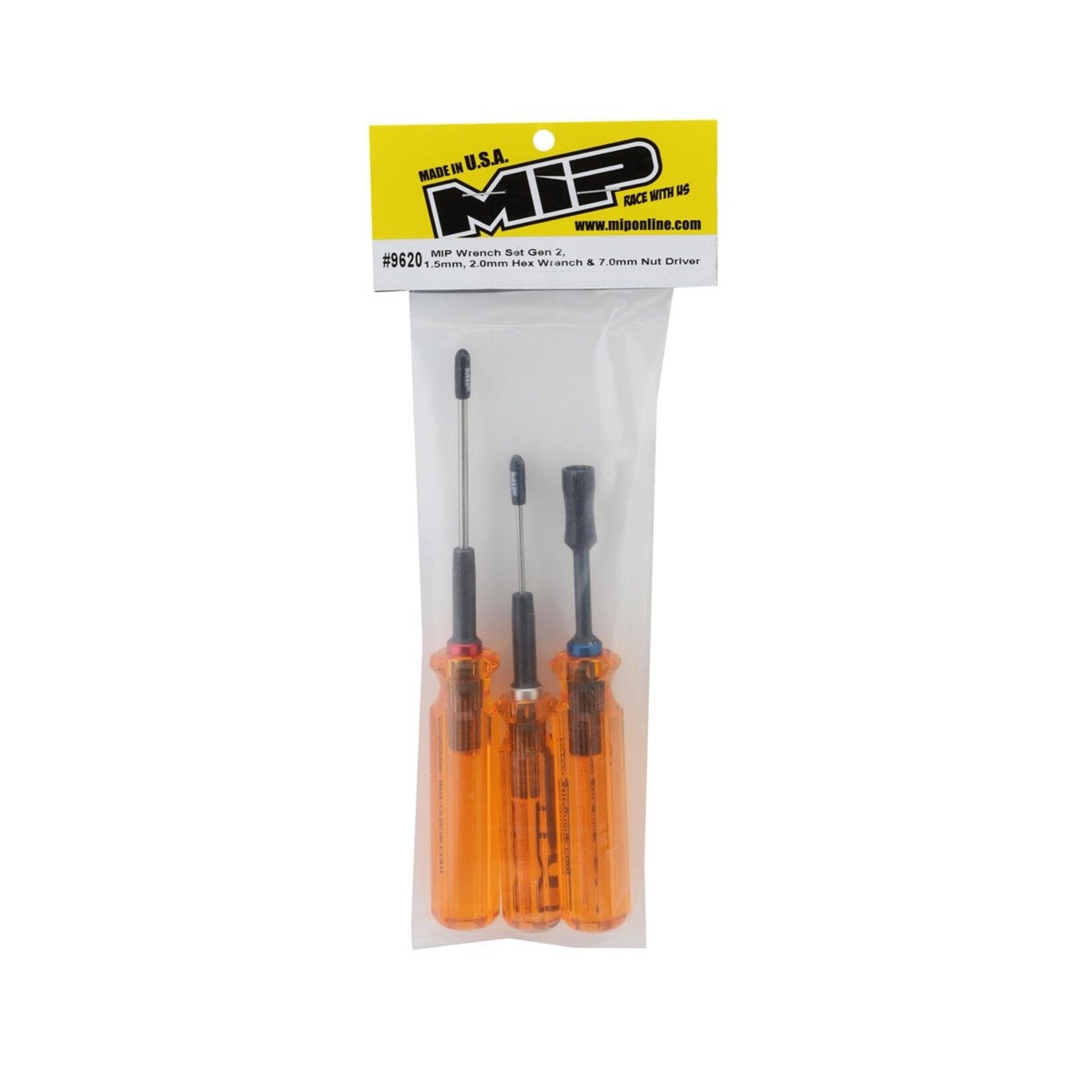 MIP - Moore's Ideal Products Wrench Set Gen 2, 1.5mm, 2.0mm Hex Wrench & 7.0mm Nut Driver